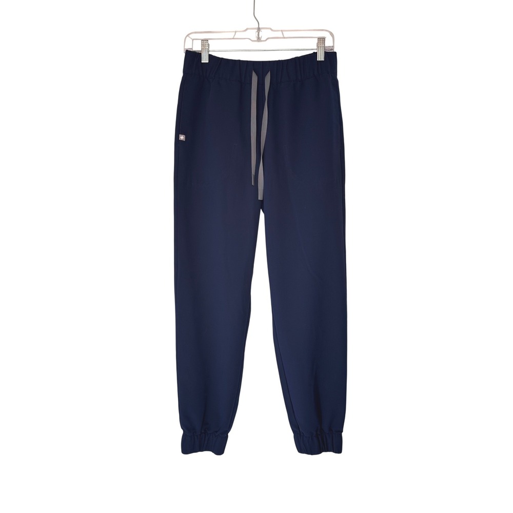 Figs Women's Navy Blue Zamora Jogger Scrub Pants Medical Nursing Hospital Small